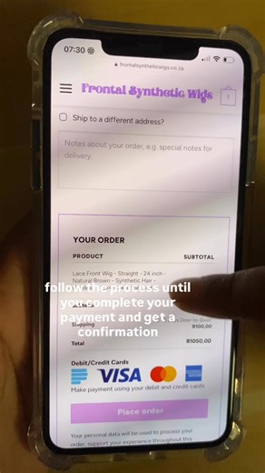 3.1K views · 23 reactions | Follow these steps to be able to order on our website , if you have any questions simply comment or send an email or inbox, we don’t use WhatsApp anymore | Frontal Synthetic Wigs | Facebook