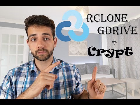 Let's install Rclone in a Google Drive plus encrypt the data