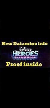 Disney Heroes Battle Mode Datamine info. Enjoy. #disneyheroesbattlemode #datamine