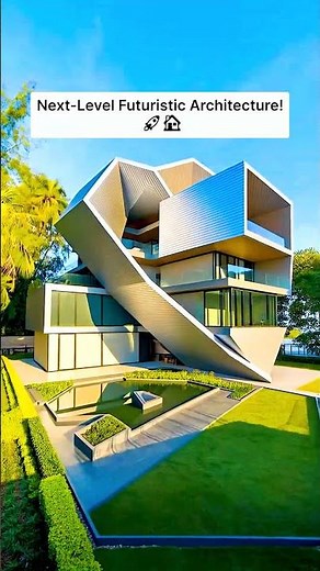 Ultra-Modern Futuristic House Design! 😍🏡 #ModernHome #FuturisticHouse #DreamHome #LuxuryHouse #home