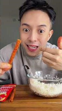 LATIAO pake NASI 🤤 emang enakkk bgt sih, orang china tau gak ya makan latiao pake nasi gini enak bgt