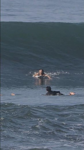 She Surfs This One With A Smile Plastered On Her Face #surfersofbali #surfingbali #surfers
