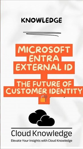 "Microsoft Entra External ID Explained in 60 Seconds! 🔐 | Next-Gen CIAM" #shortvideo