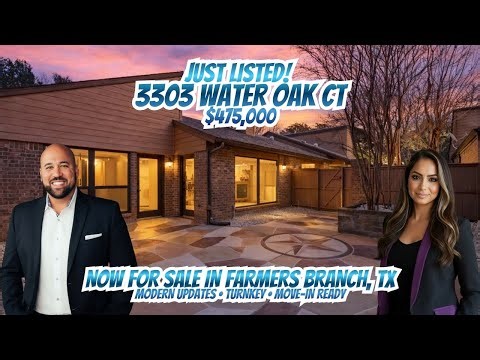 Luxury Home Near Me 😱 | Remodeled Dallas Suburb Gem | Farmers Branch TX 🇺🇸