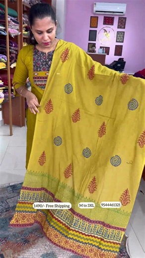 Cotton Ajrak Patch Premium Salwar suits