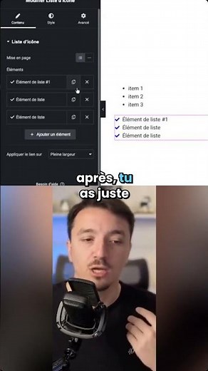 Elementor: Duplicate and customize a list of icons