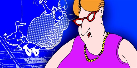 15 Funniest Far Side Comics Starring Gary Larson's Recurring 'Arlene Carmichael' Character (Including His Best Wordplay Joke)