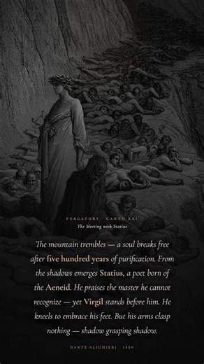 Purgatory, Canto XXI · The Meeting with Statius — Divine Comedy
