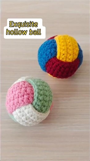 Crochet toy ball