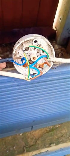 Fail conditions for outside junctions box #electrical #electrictrip #electrician #electricity