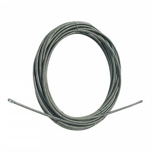 General Pipe Cleaners 50EM3 50' x 1/2" Flexicore Cable with Male and Female Connectors for Select Drain Cleaning Machines