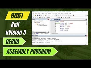 Basic 8051 Programs in Assembly Language | Keil µVision 5