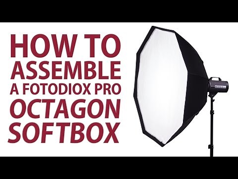 How To Assemble a Fotodiox Octagon Softbox