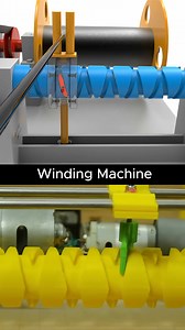 Winding Machine with Self-Reversing Screw | 3D Mechanism Explained #technology #machine #mechanic | Mechanical Equipments 0.2