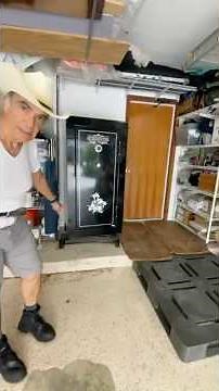 How we installed a gun safe inside a future gun vault in Texas