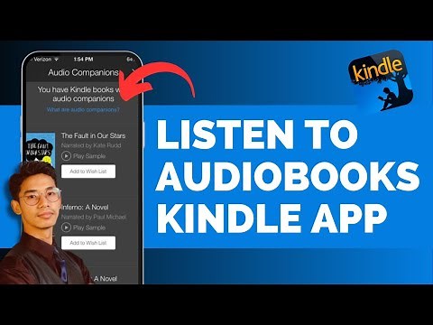 How To Listen To Books On Amazon Kindle App 2024 !