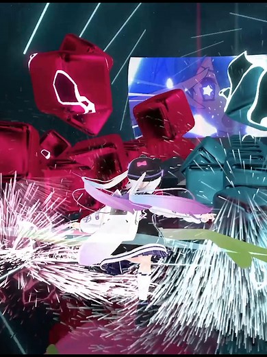 Miku Miku Beam!! Dance in VR with Beat Saber and Darth Maul