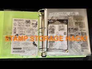 Organize Your Stamps FAST with This Simple Binder Hack!