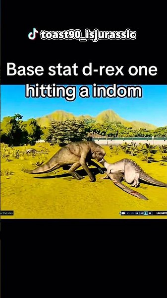 When the Dih-Rex is beyond strength 😭✌️