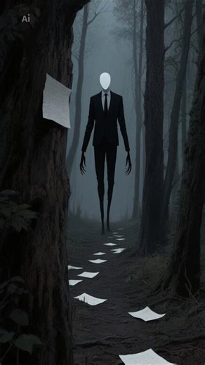 NUNCA pegue o papel na floresta... 📝⚠️ #slenderman #creepypasta #horror #arquivo0 #shorts