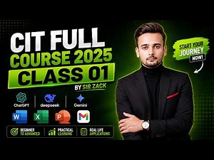 CIT Class 1 | Computer Basics | By Sir Zack #chatgpt #deepseek #gemini