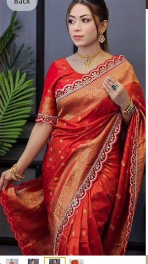 💖 Latest Amazon Bridal Saree Blouse Designs | Trending Wedding Collection #shorts