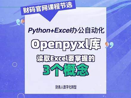学习使用Python第三方库-openpyxl库读取Excel文件必须要了解workbook、worksheet、cell三个对象概念 #python学习 #嗨翻python #excel技巧 #python #excel操作技巧 - 抖音