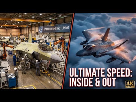 How This Fighter Jet Goes From Factory to Sky 4K