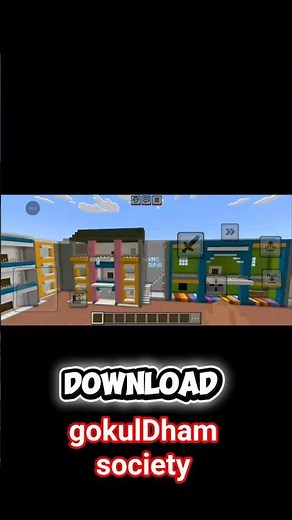 how to download gokuldham society in Minecraft 😱
