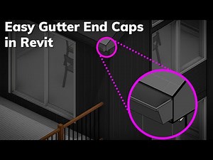 Easy Gutter End Caps in Revit Tutorial
