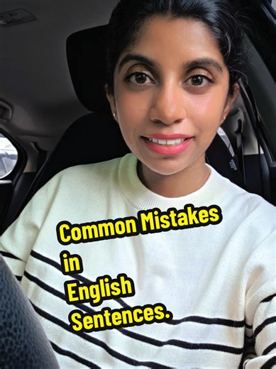 Common Mistakes in English Sentences Explained