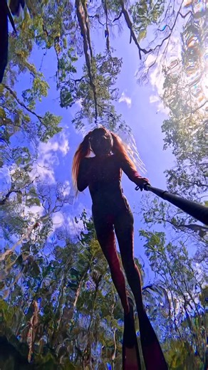 3.7K views · 262 reactions | Could you hold your breath the whole time ?! 﫶 Safety @vacation4life Mask @cressi1946 Fins @jblspearguns Selfie stick @telesin_official Camera @gopro 12 #sinkhole #freediver #freediving #underwater | Coralia Dives | Facebook