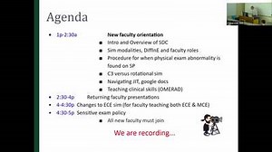 MCE Simulation Faculty Orientation 2024