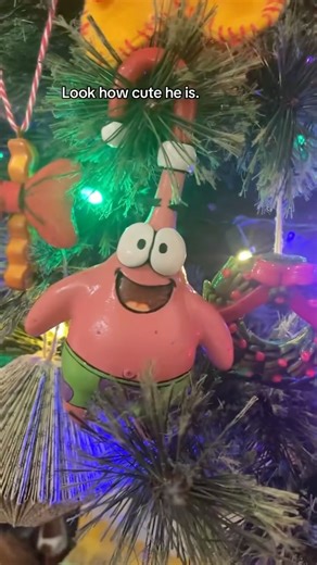 LaKenzie on Instagram: "Making a Patrick Candy Cane ornament! #spongebob"