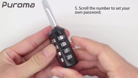 Puroma 2 Pack Combination Lock for Locker 4 Digit Outdoor Waterproof Padlock for School, Gym, Sports, Fence, Toolbox, Gate, Case, Outdoor, Hasp Storage (Silver & Black)