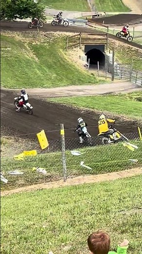 2026 mx rewind at unadilla mx on a 1978 yz250 #ahrma #dirtbike #racing #bikelife #motocross