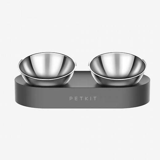 PETKIT FRESH NANO- 15° Adjustable Feeding Metal Dual Bowl - PETKIT Australia Official Distributor