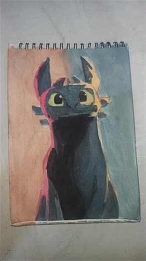 night fury drawing from how to train your dragon #shorts