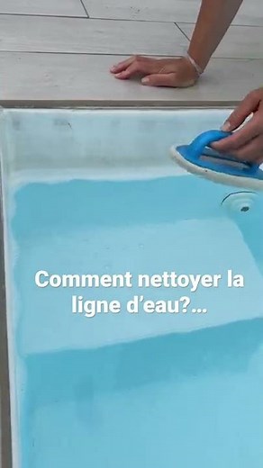 Comment nettoyer la ligne d’eau de sa piscine ? Produit star brite pour liner et piscine à coque
