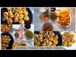 Kolkata Street Style Puchka & Dahi Puchka | Authentic & Delicious Puchka Recipe at Home!
