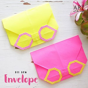 51K views · 1.1K reactions | Bow Envelope | Mothers Day Craft Ideas Pull Tab Envelope: https://goo.gl/3ChZBe Leaf Envelope: https://goo.gl/FiChdL Instagram: https://www.instagram.com/ventunoart #diy #envelope #bow #handmade #tutorial | Art All The Way | Facebook