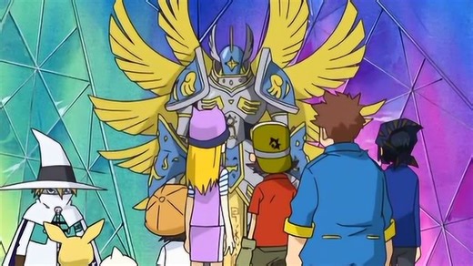《数码宝贝无限地带》精彩合集_数码宝贝04：拓也和伙伴解除究极天使兽的封印，道出以前的秘辛