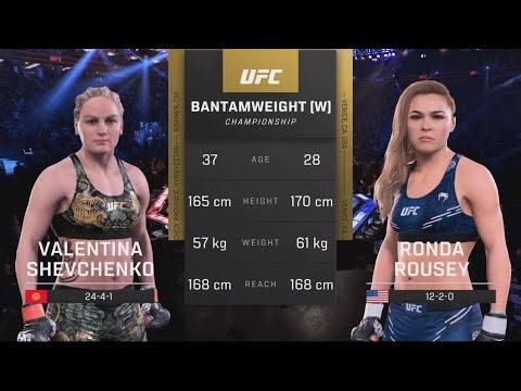 Valentina Shevchenko vs Ronda Rousey | UFC 5 Full Fight