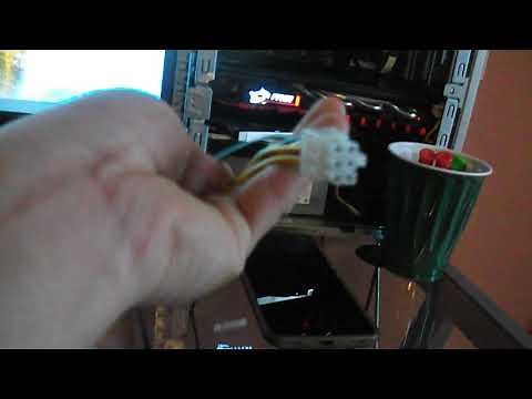 How to use a six pin power supply on any graphics card