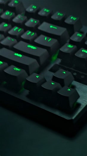 In a close match, even the smallest input delay can spell defeat. The Razer Huntsman V3 Pro, powered by Razer Analog Optical Switches Gen-2, delivers instant, reliable actuations. Every keypress registers the second you press it, so you clutch it out every time. | Razer
