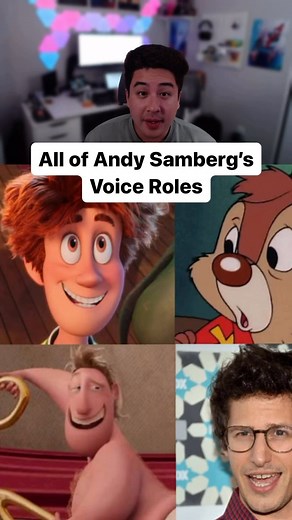 Brandon on Instagram: "Here are all of Andy Samberg’s Voice Roles #hoteltransylvania #acrossthespiderverse #andysamberg #voiceactor"