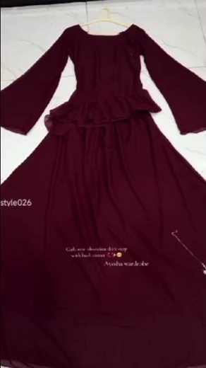 A timeless maroon dress designed for effortless elegance and everyday style.