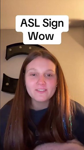 Learn How To Sign "Wow" in ASL for Beginners | American Sign Language #shorts