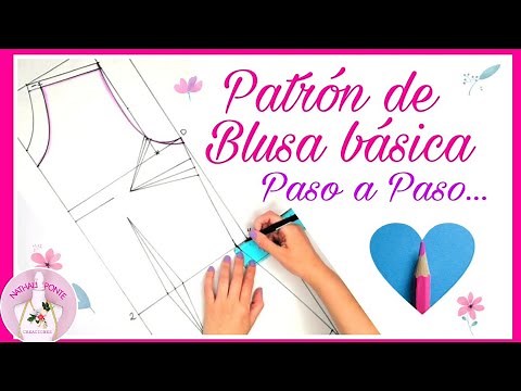 🌸#8 HOW TO DRAW A SUPER EASY BASIC BLOUSE PATTERN