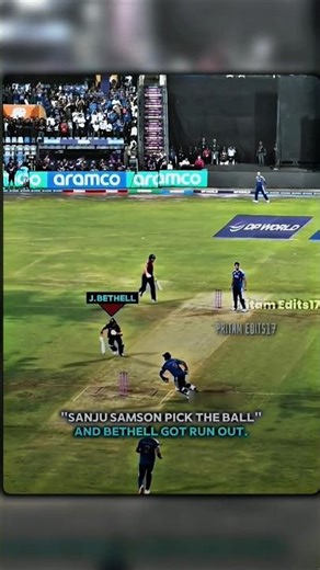 Jacob bethel run out 🥶🔥 #cricket